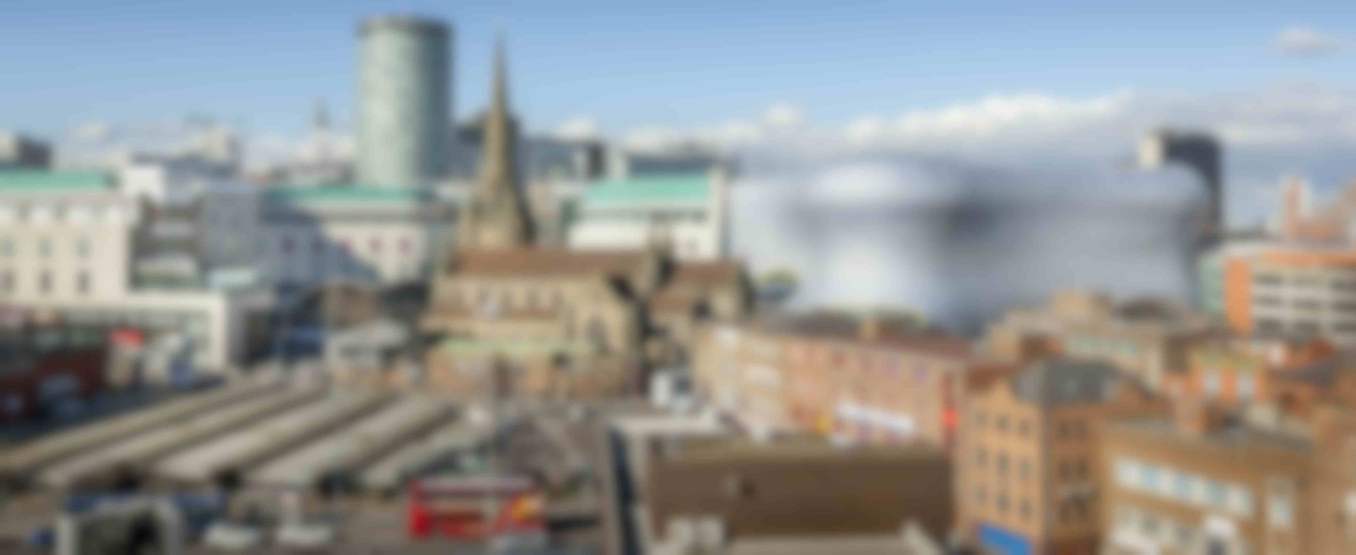 Aerial view of Birmingham City Centre Aerial view of Birmingham City Centre