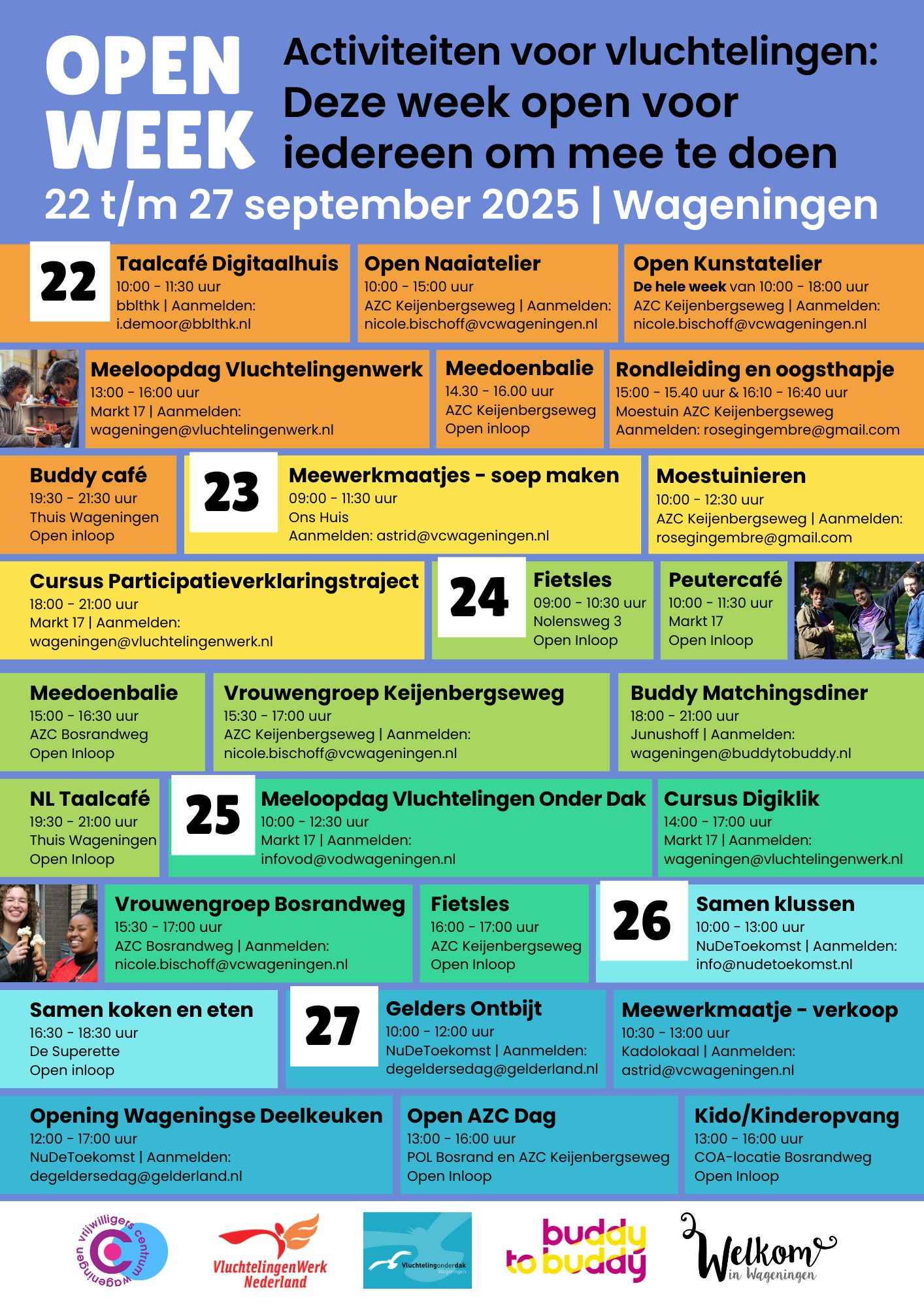 open week vluchtelingen 