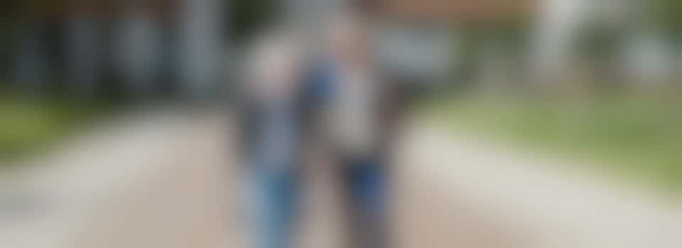 Walking & drinking coffee