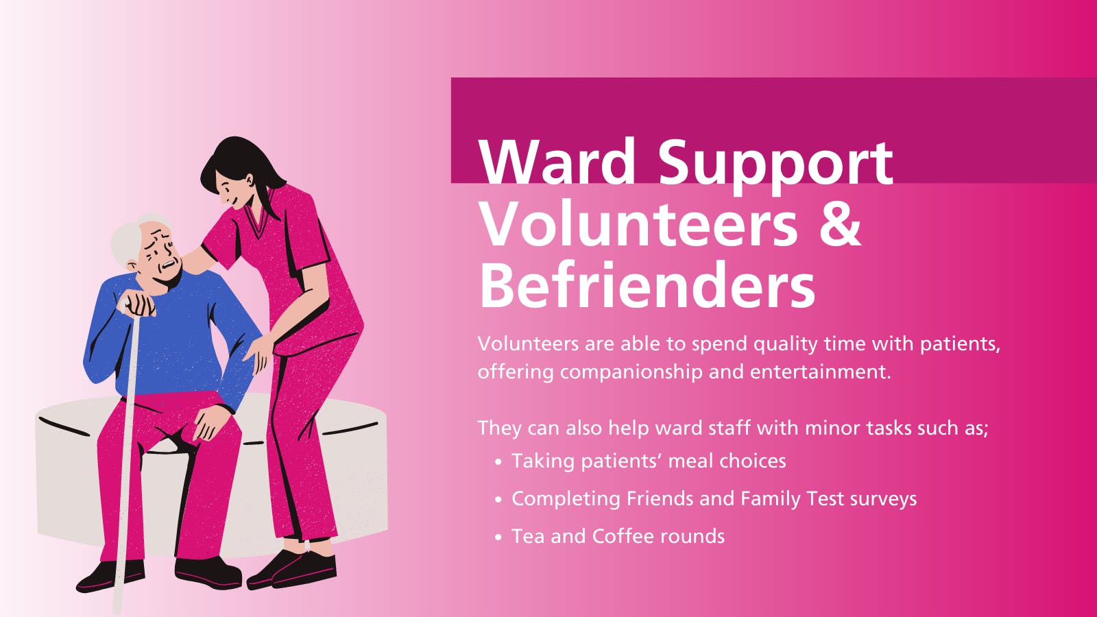 Ward Support Volunteer Ogden Court Community Hospital, Wymondham