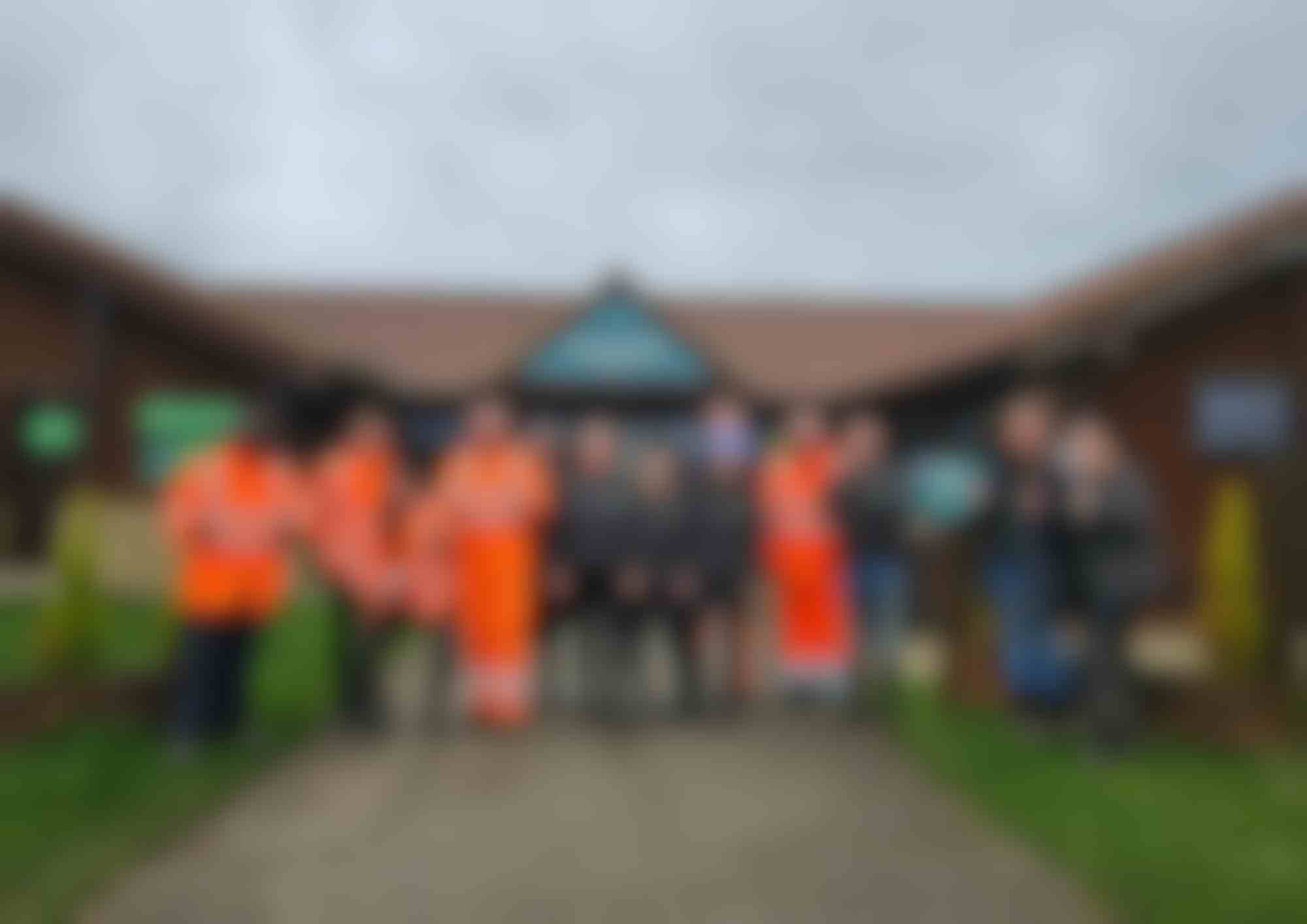 National Gas volunteering National Gas staff volunteering at Sacrewell Farm