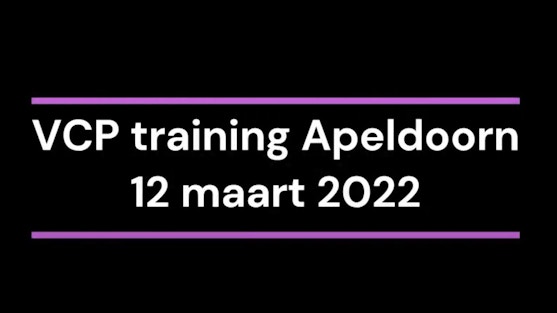 VCP training Apeldoorn 2022
