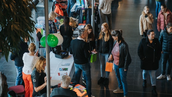 Vrijwilligersmarkt goed bezocht!