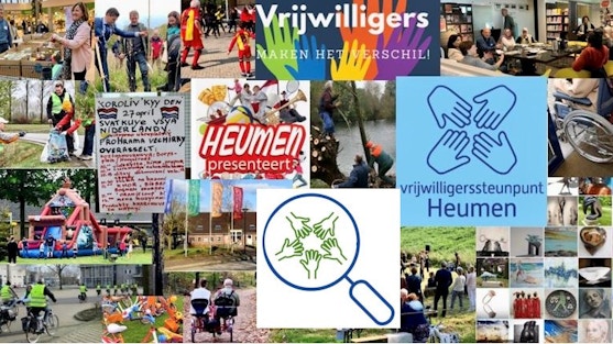 Collage vragenlijst vrijwillige inzet in de gemeente Heumen