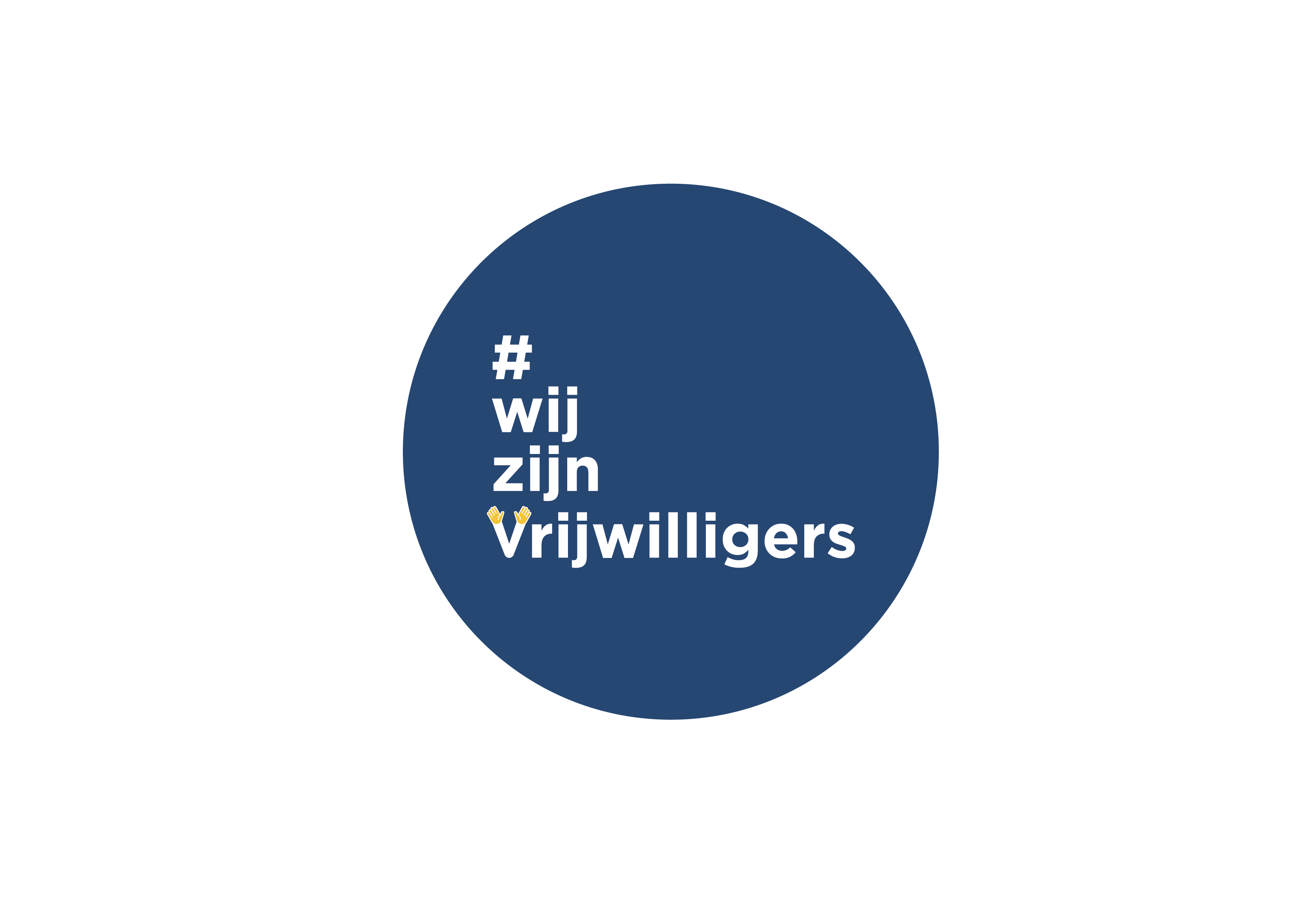 #WijZijnVrijwilligers