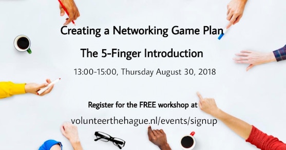 "Creating a Networking Game Plan" with Cathy Delhanty, social activist, international professional speaker and the founder of stichting Wool for Warmth  